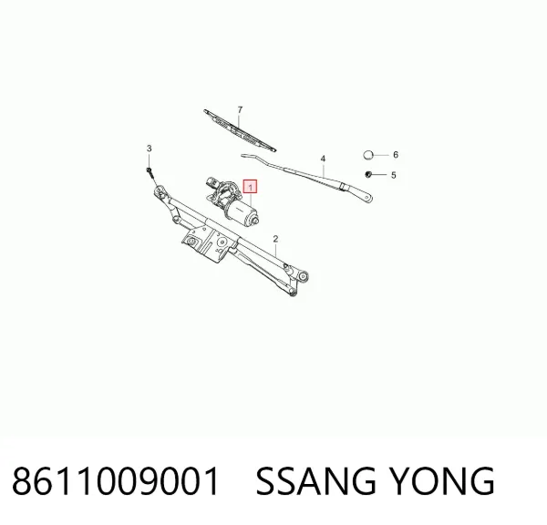 Silniczek wycieraczki szyby przedniej 8611009001 Ssang Yong