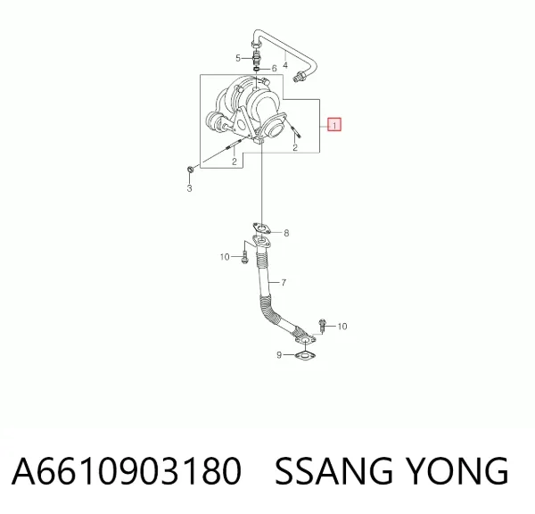 Turbina SsangYong Korando 