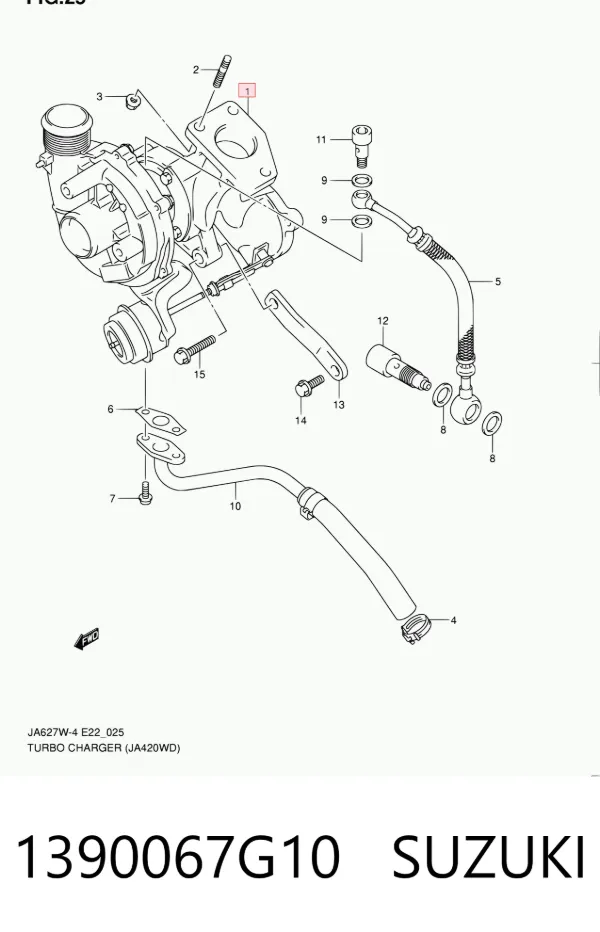 Turbina Suzuki Grand Vitara FT, HT