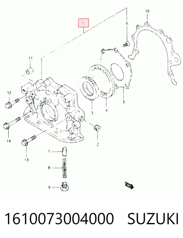 Pompa oleju Daewoo Matiz KLYA