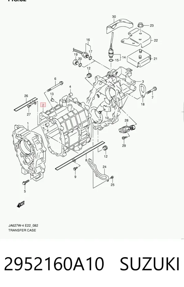 Skrzynia rozdzielcza Suzuki Grand Vitara FT, HT