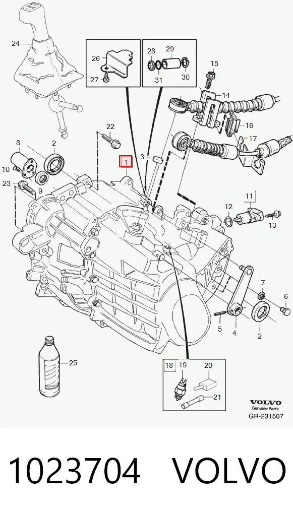 Mechaniczna skrzynia biegów w komplecie Volvo S70 LS, LT