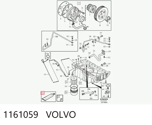Szczeliwo do uszczelek 1161059 Volvo