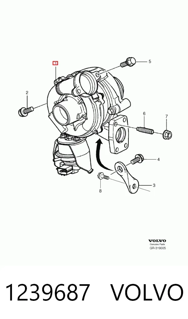 Turbina 1239687 Volvo