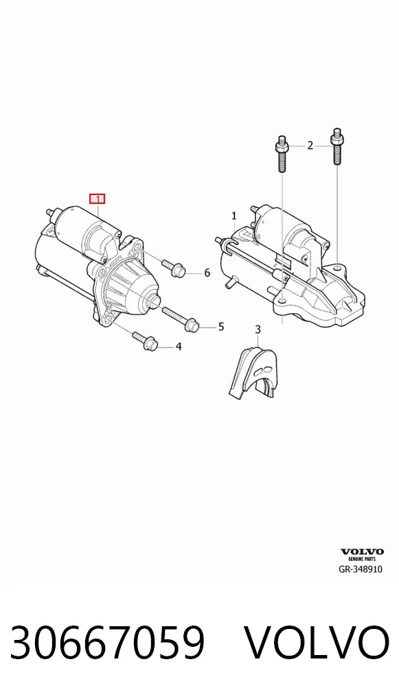 Rozrusznik 30667059 Volvo