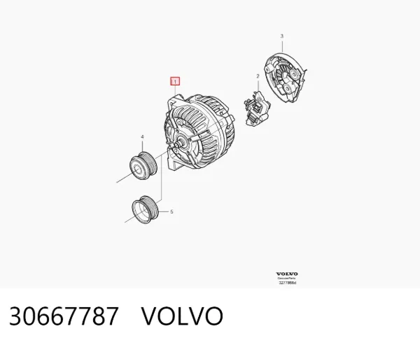 Alternator 30667787 Volvo