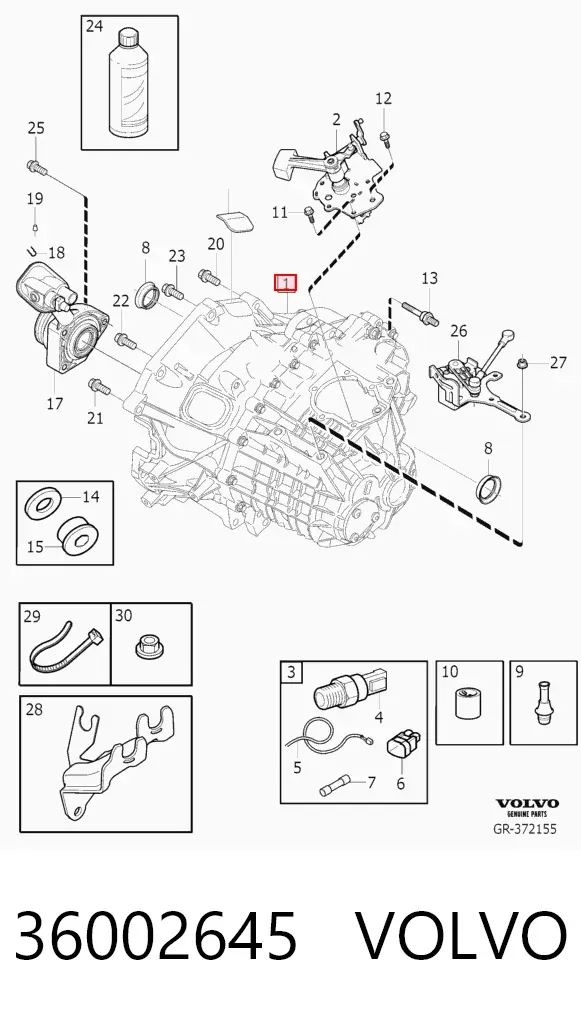 Mechaniczna skrzynia biegów w komplecie Volvo V50 MW