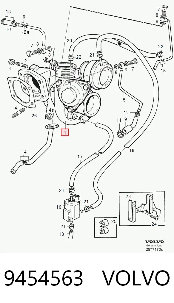 Turbina 9454563 Volvo
