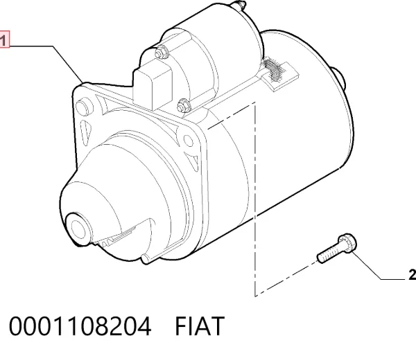 Rozrusznik 0001108204 Fiat/Alfa/Lancia