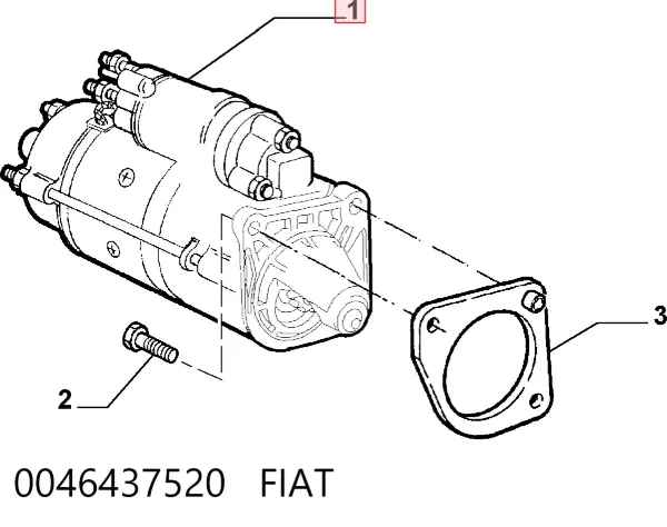 Rozrusznik 0046437520 Fiat/Alfa/Lancia
