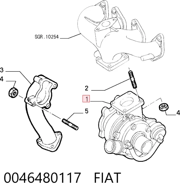 Turbina Fiat Brava 182