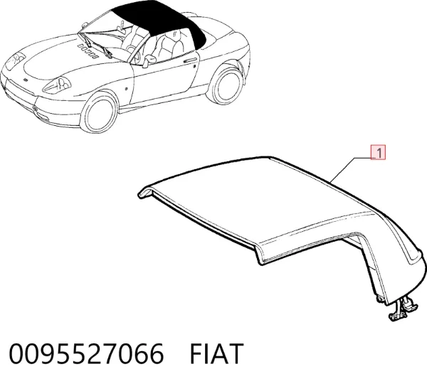 Uszczelniacz półosi lewej mostu przedniego 0095527066 Fiat/Alfa/Lancia