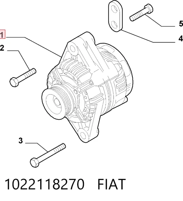 Alternator 1022118270 Fiat/Alfa/Lancia