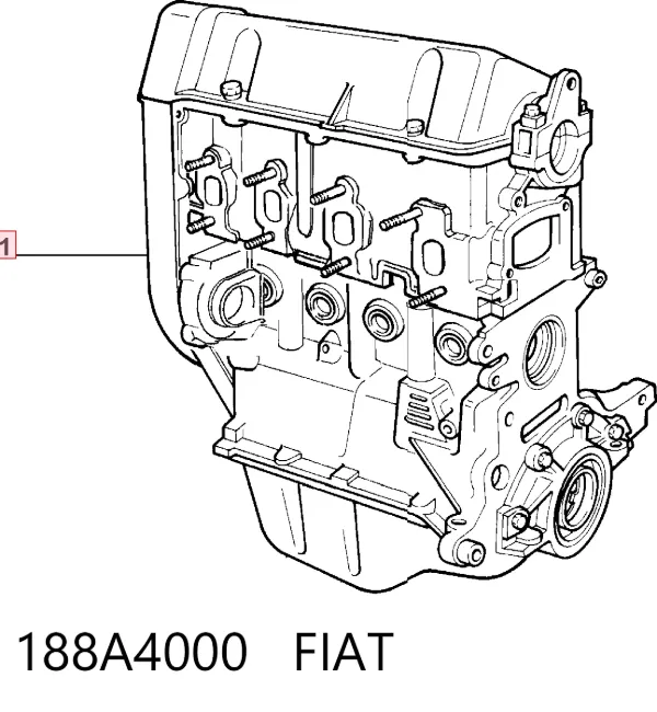 Silnik w komplecie Fiat Albea 172