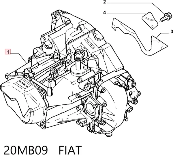 Mechaniczna skrzynia biegów w komplecie Citroen C8 EA, EB