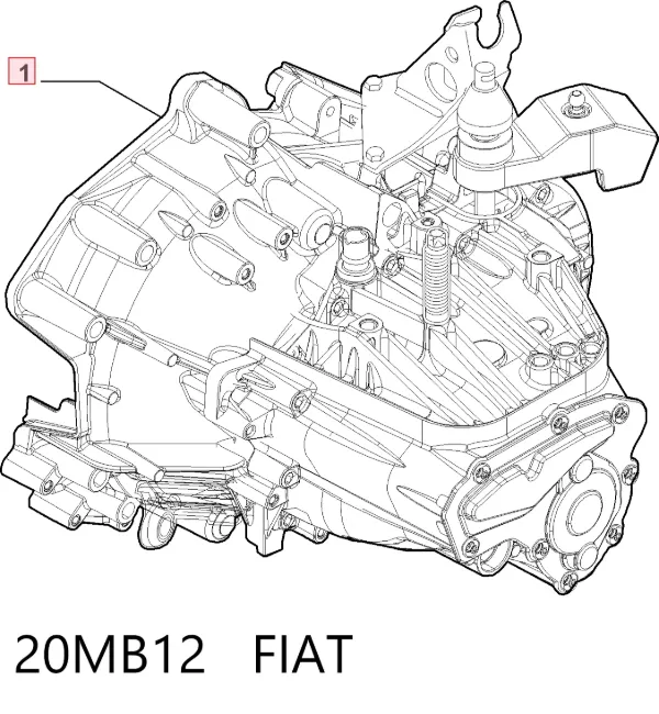 Mechaniczna skrzynia biegów w komplecie Peugeot 407 SW