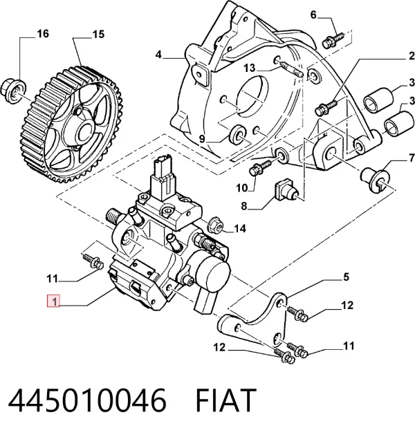 Pompa wtryskowa wysokiego ciśnienia Fiat Scudo COMBINATO