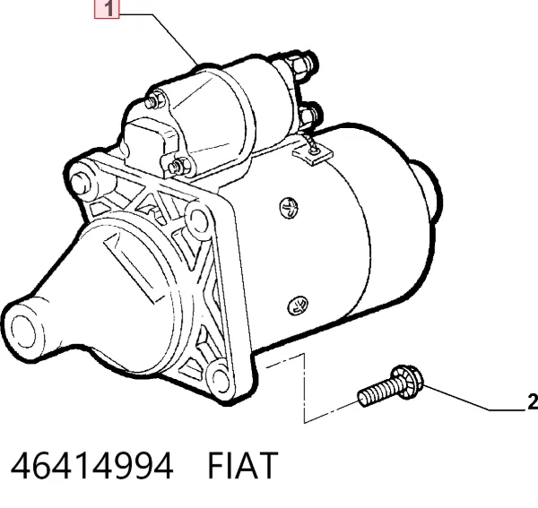 Rozrusznik 46414994 Fiat/Alfa/Lancia