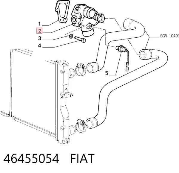 Termostat 46455054 Fiat/Alfa/Lancia