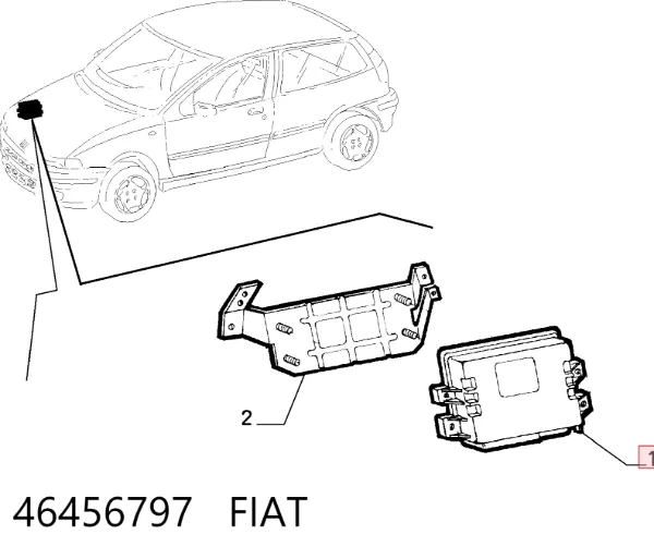 Sterownik silnika Fiat Punto I