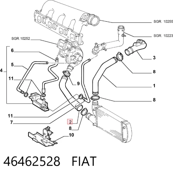  46462528 Fiat/Alfa/Lancia