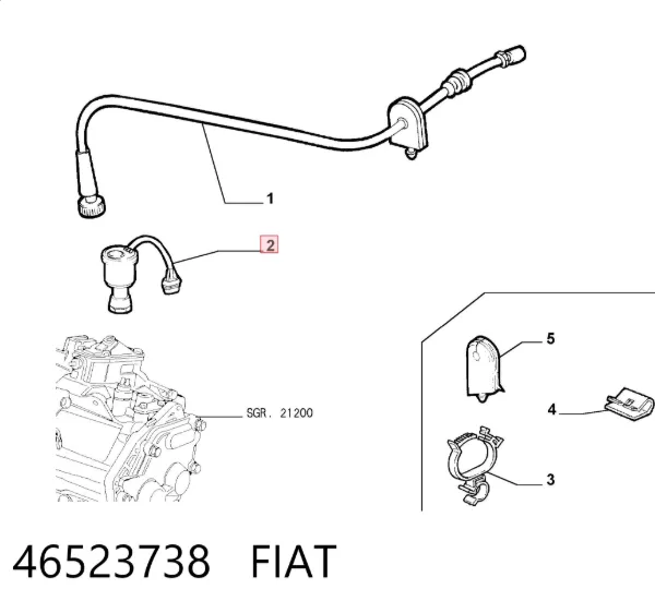 Czujnik prędkości 46523738 Fiat/Alfa/Lancia