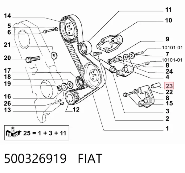 Zestaw przewodów wysokiego napięcia 500326919 Fiat/Alfa/Lancia