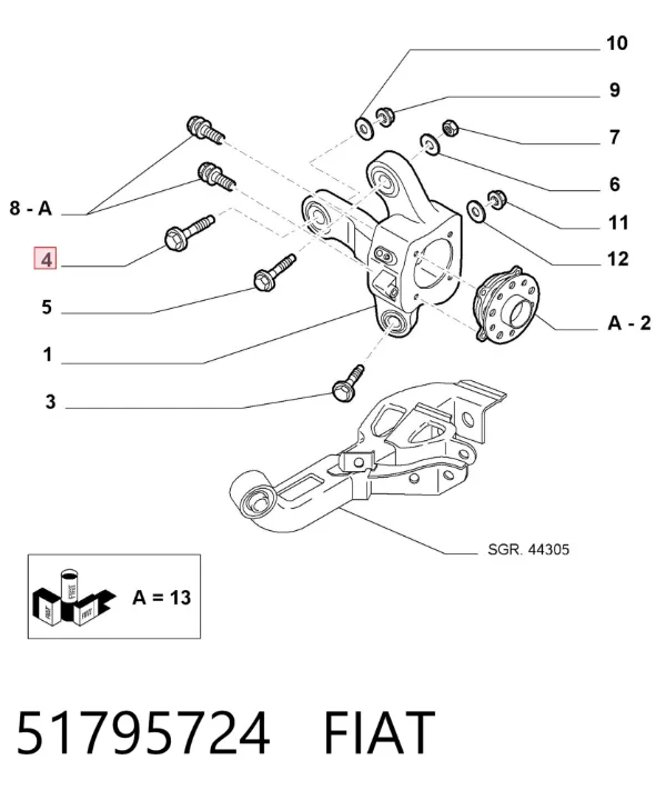  51795724 Fiat/Alfa/Lancia
