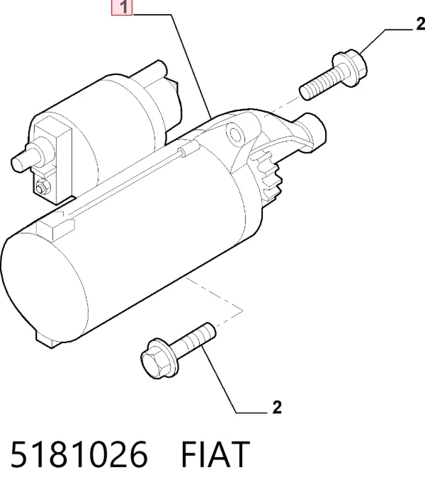 Rozrusznik 5181026 Fiat/Alfa/Lancia