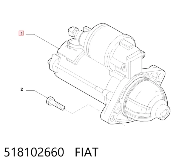 Rozrusznik 518102660 Fiat/Alfa/Lancia
