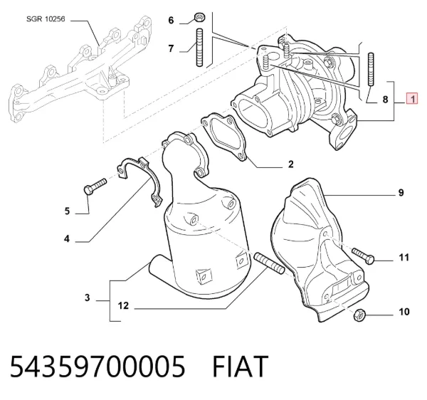 Turbina 54359700005 Fiat/Alfa/Lancia