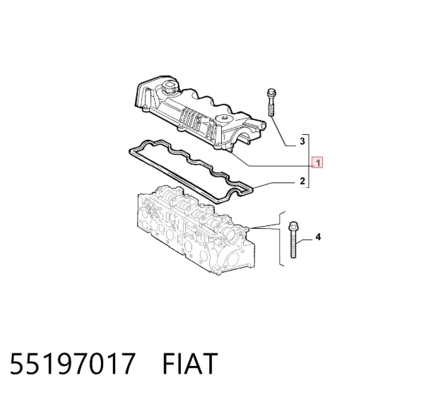 Pokrywa zaworowa Fiat Marea 185