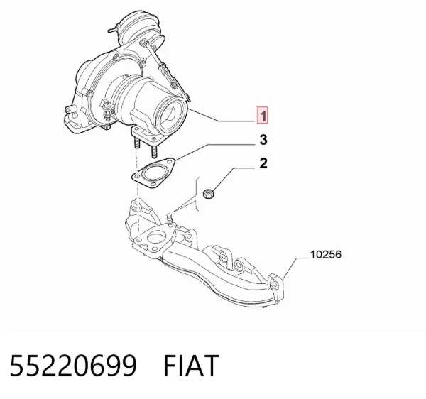 Turbina 55220699 Fiat/Alfa/Lancia