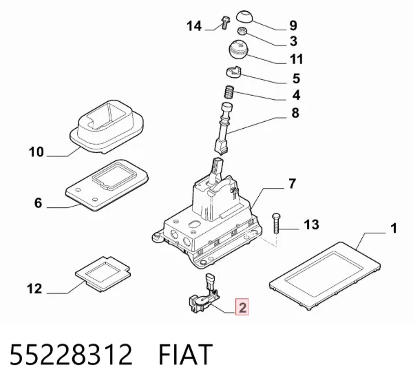 Czujnik prędkości 55228312 Fiat/Alfa/Lancia