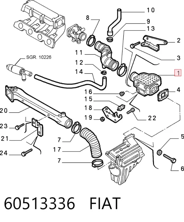 Czujnik przepływu powietrza, przepływomierz powietrza M.A.F. Peugeot 405 I
