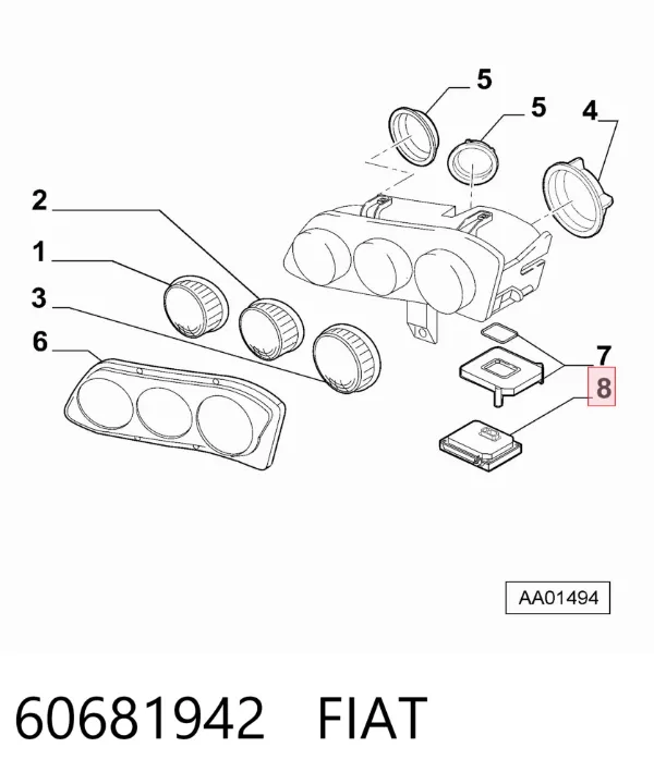 Ksenon, sterownik 60681942 Fiat/Alfa/Lancia