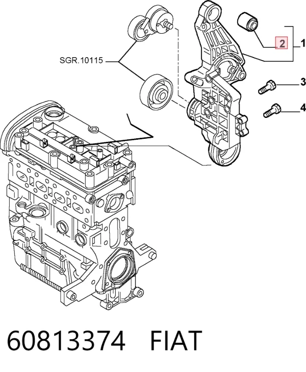 Końcówka drążka kierowniczego zewnętrzna 60813374 Fiat/Alfa/Lancia