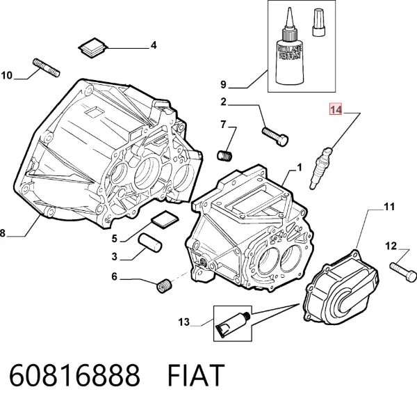 Czujnik prędkości 60816888 Fiat/Alfa/Lancia