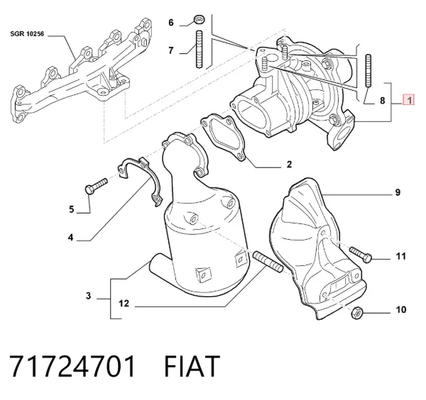 Turbina 71724701 Fiat/Alfa/Lancia