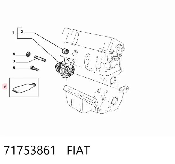 Szczeliwo silikonowe 71753861 Fiat/Alfa/Lancia