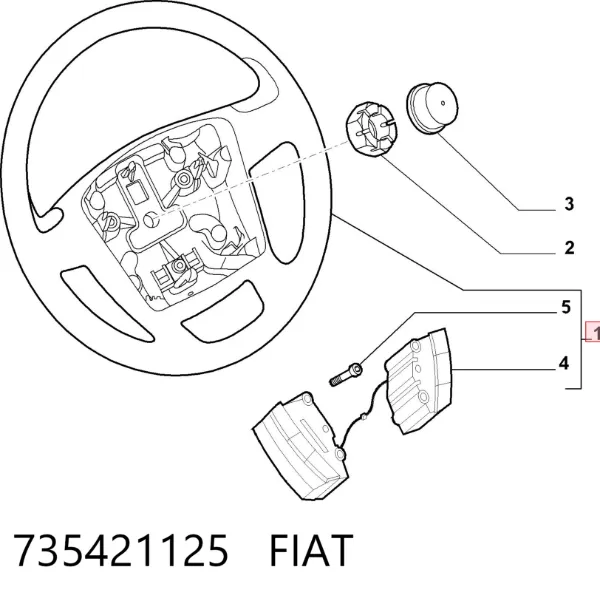 Kierownica Fiat Ducato III