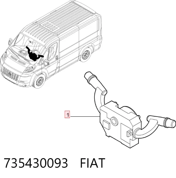 Przełącznik zespolony, w komplecie 735430093 Fiat/Alfa/Lancia