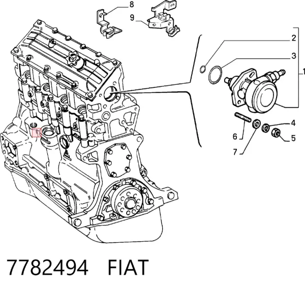 Pompa podciśnienia 7782494 Fiat/Alfa/Lancia