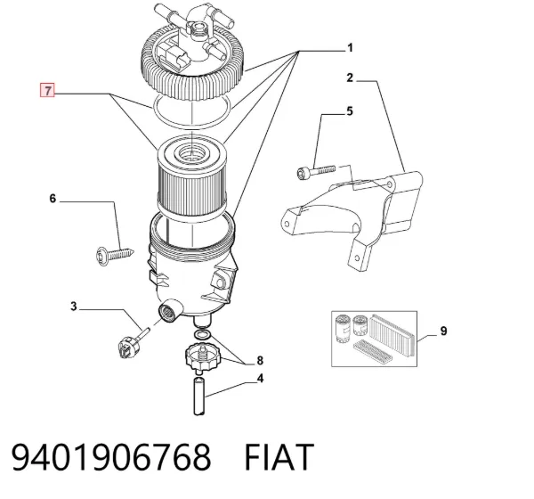Filtr paliwa 9401906768 Fiat/Alfa/Lancia