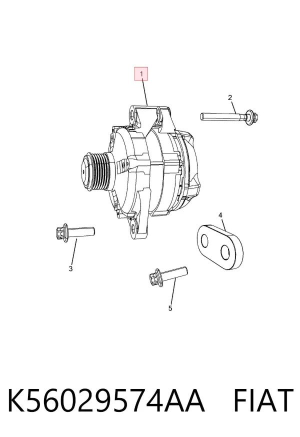 Alternator K56029574AA Fiat/Alfa/Lancia