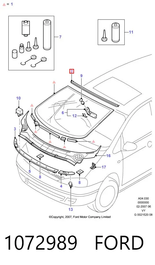 Pompa paliwa mechaniczna 1072989 Ford