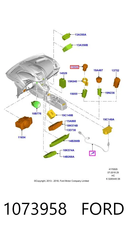 Zapalniczka 1073958 Ford