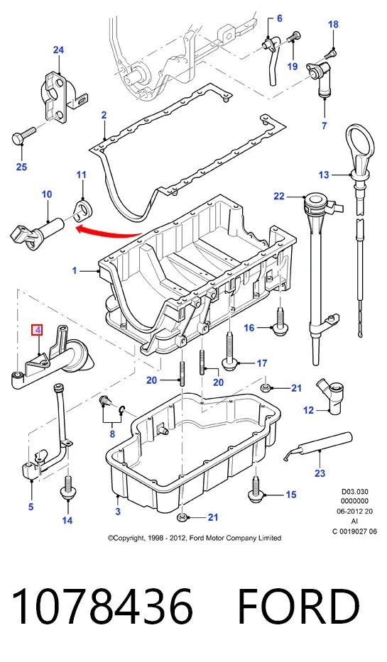 Kanał ssący Ford Fiesta Mk4