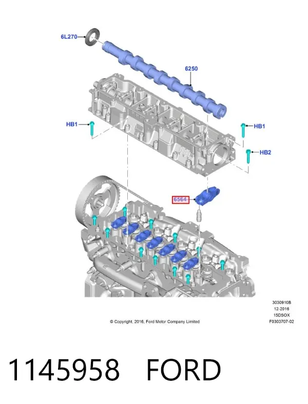 Dźwigienka zaworowa 1145958 Ford