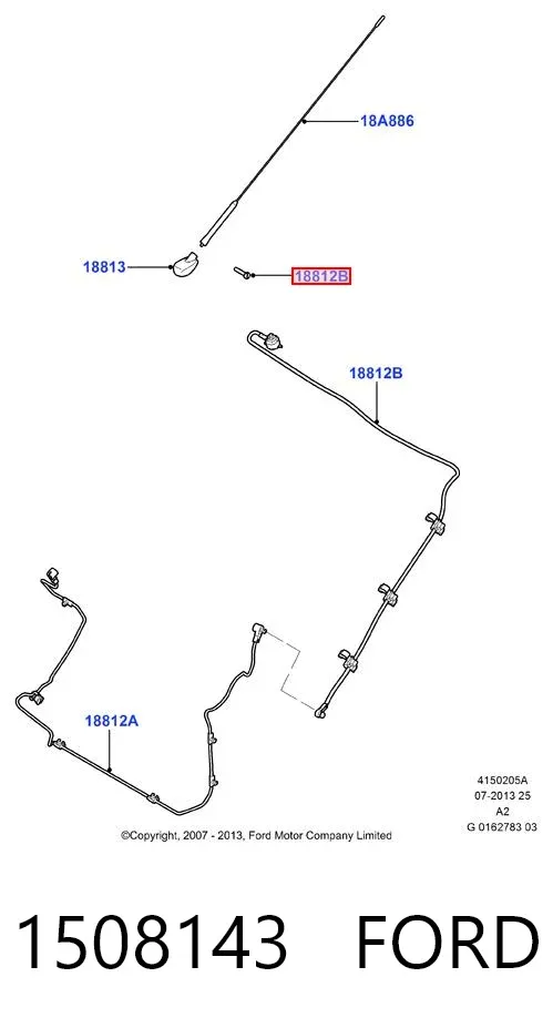 Antena 1508143 Ford